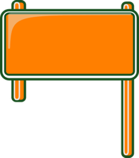 Blank Street Sign PNG