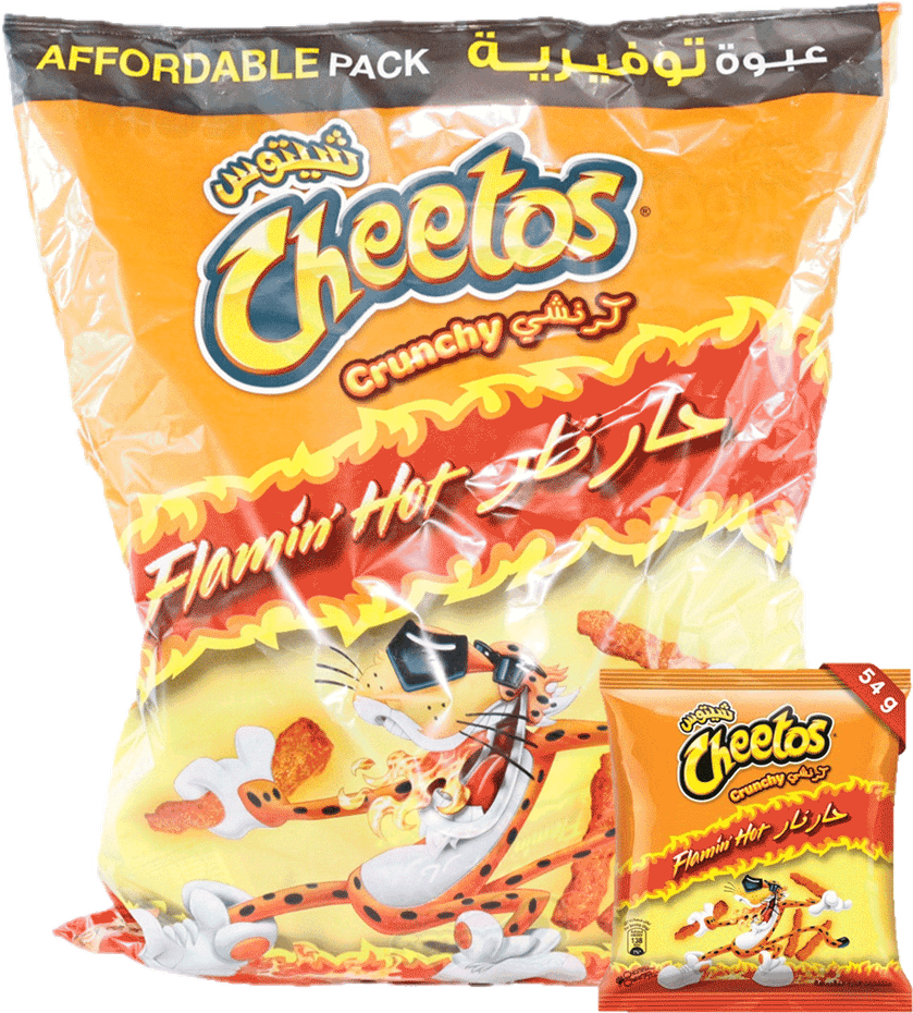 Hot Cheetos Bag PNG