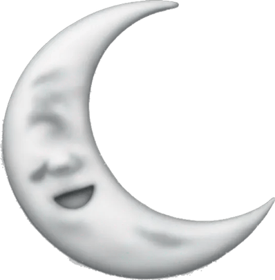 Upside Down Crescent Moon PNG