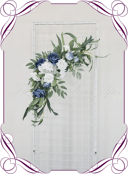 Dusty Blue Flower PNG