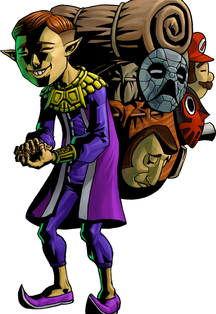 Happy Mask Salesman PNG