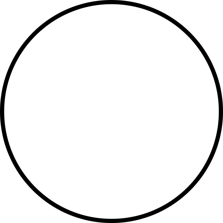 Black Circle Border PNG