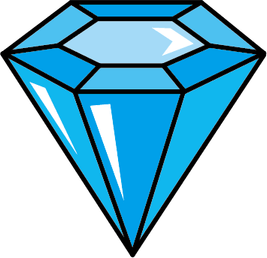 Cartoon Diamond PNG