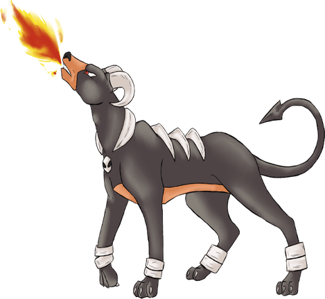 Houndoom Pokemon PNG