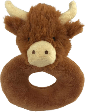 Highland Cow Baby PNG