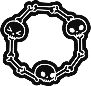 Skull Border PNG