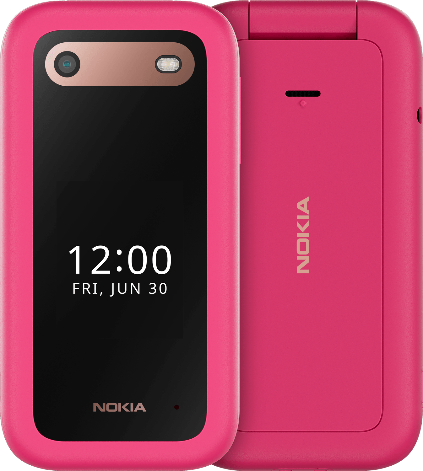 Pink Flip Phone PNG