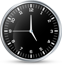 Modern Wall Clock PNG