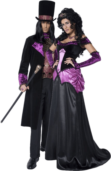 Halloween Costumes Couples PNG