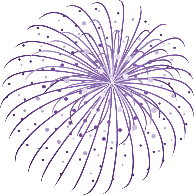 New Year Fireworks PNG
