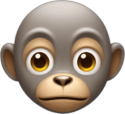 Iphone Monkey Emoji PNG