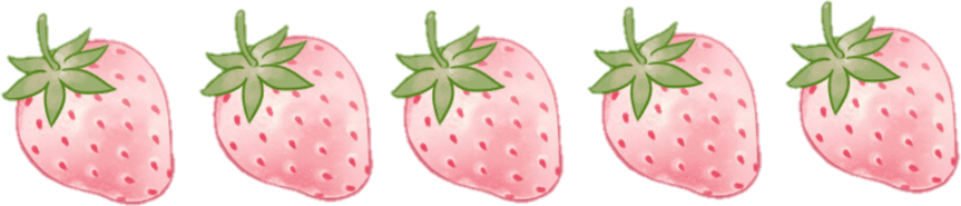 Strawberry Banner PNG