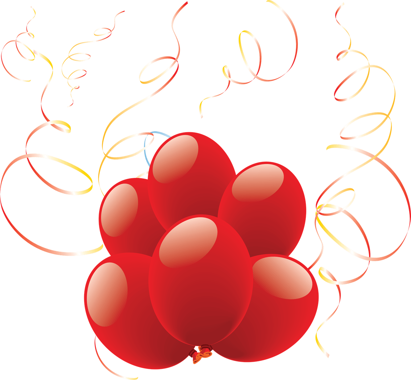 Red Balloons PNG