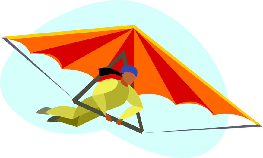 Hang Gliding PNG