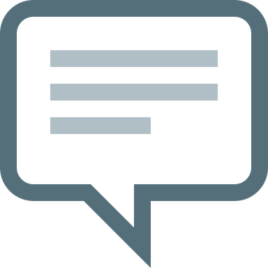 Vertical Speech Bubble PNG