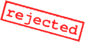 Rejected Stamp PNG