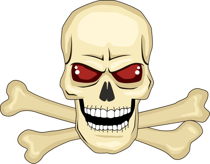 Evil Skull PNG