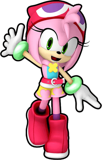 Amy Rose 2d PNG