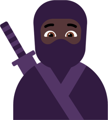 Ninja Emoji PNG
