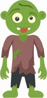 Halloween Zombie Costume PNG