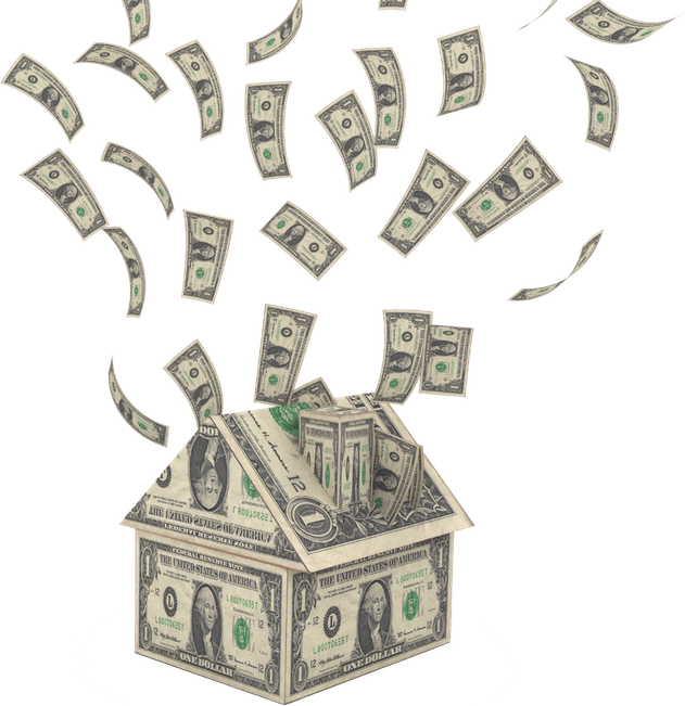 Falling Money PNG