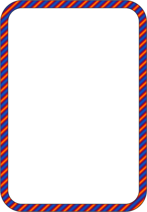 Flower Border A4 Size PNG