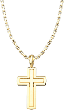 Gold Chain With Cross PNG