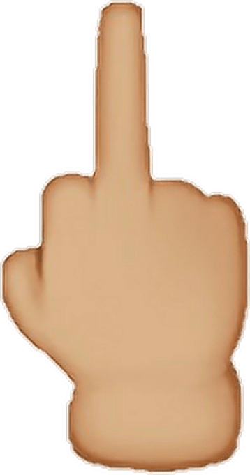 Middle Finger Emoji PNG