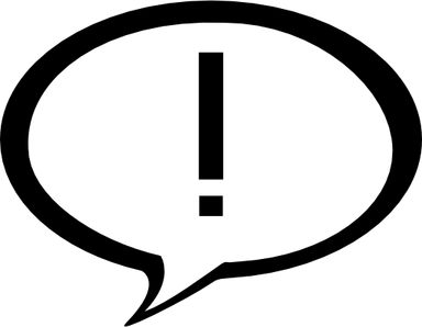 Surprise Speech Bubble PNG