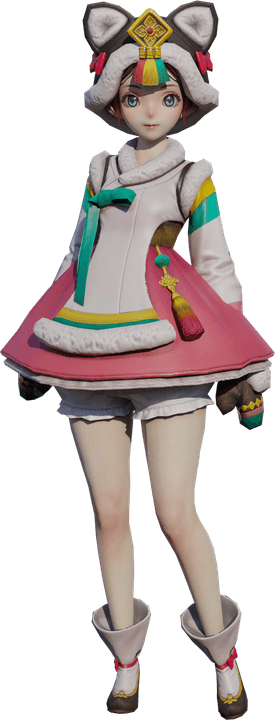 New Year Hanbok Outfit Set PNG