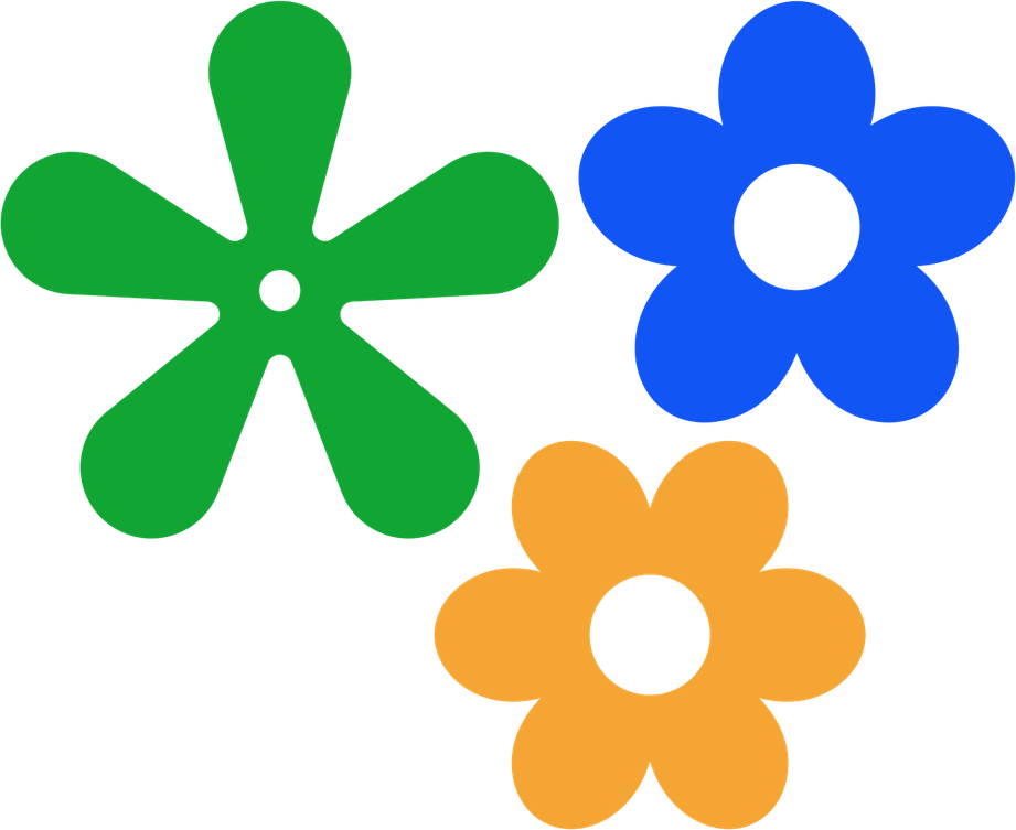 60s Flower PNG