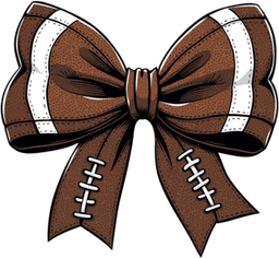 Football Bow PNG