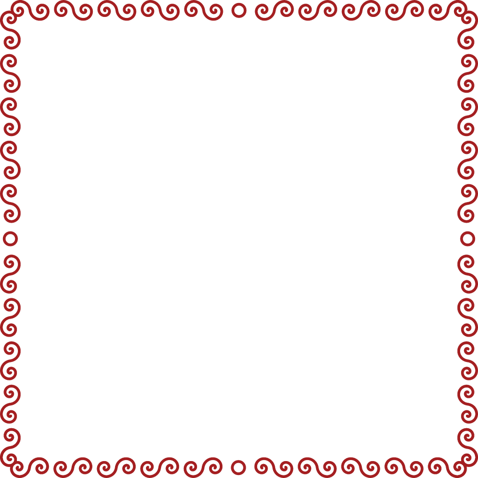 Flower Border A4 Size PNG