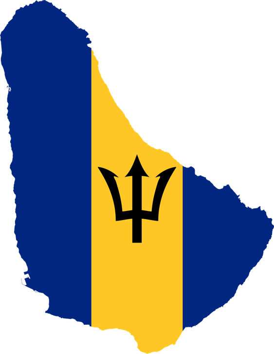 Barbados Flag PNG