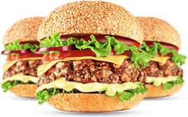 3 Zinger Burger PNG