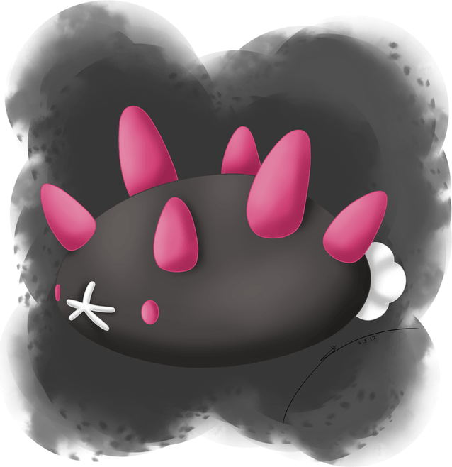 Pyukumuku Pokemon PNG