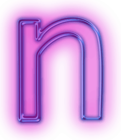 N Letter Alphabet PNG
