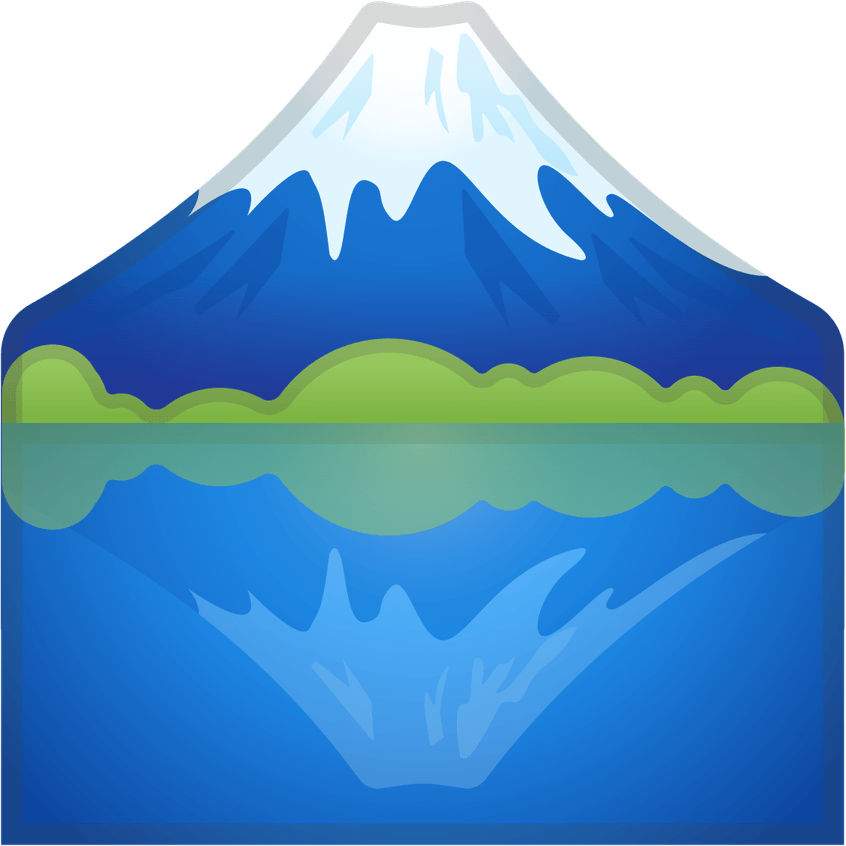 Mountain Emoji PNG