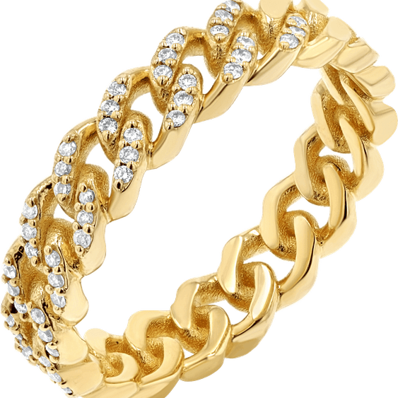 Diamond Cuban Chain PNG
