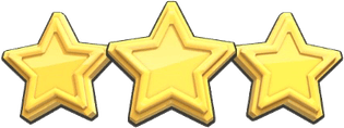 Clash Of Clans 3 Star PNG