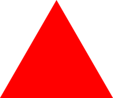 Red Triangle PNG