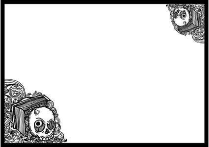 Skull Border PNG