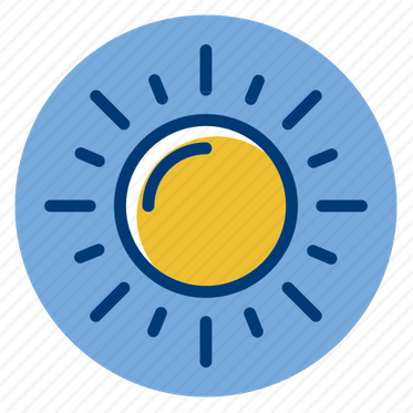 Blue Sun PNG