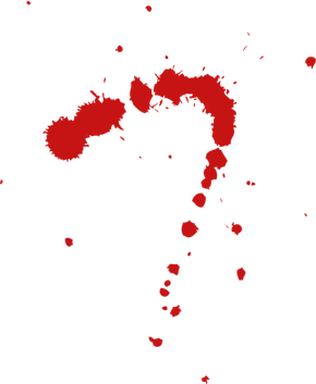 Red Liquid Splatter PNG