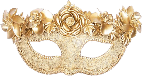 Gold Masquerade Mask PNG