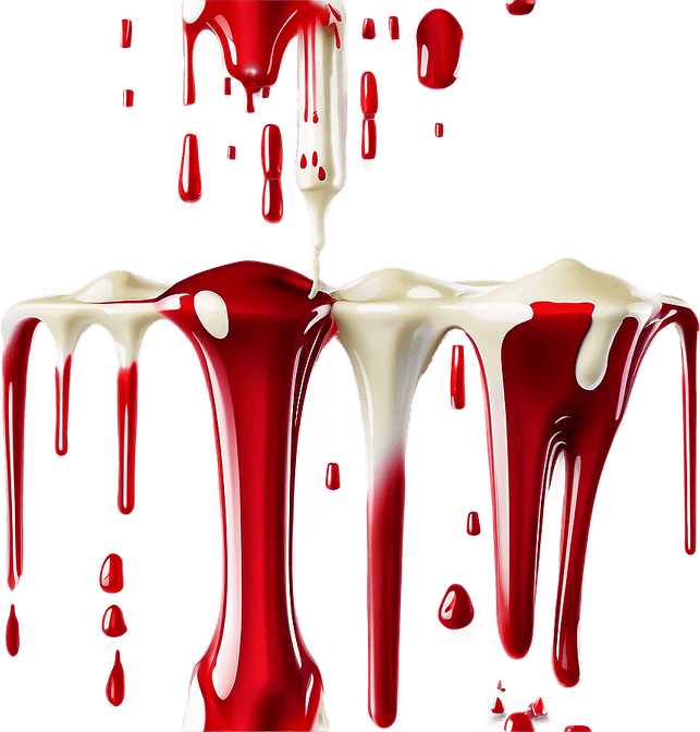 Dripping Skull PNG