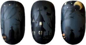 Halloween Nail Stickers PNG