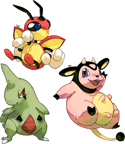 Ledian Pokemon PNG