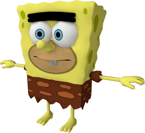 Caveman Spongebob PNG