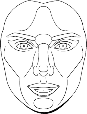 Perfect Face Template PNG